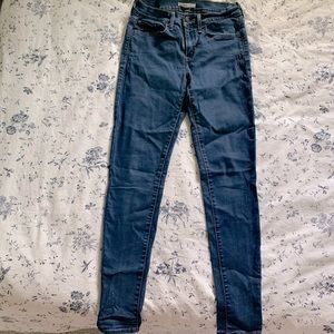 Levi super skinny jeans - size 27